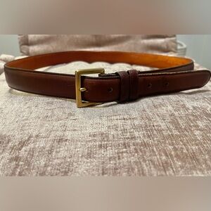 Coach Leather Belt in Mocha 85cm/34 inches